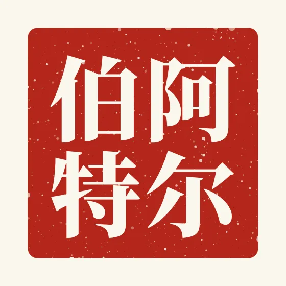 Albert in Chinese — 阿尔伯特 carved as a Chinese name seal (chop)