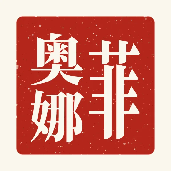 Fiona in Chinese — 菲奥娜 carved as a Chinese name seal (chop)