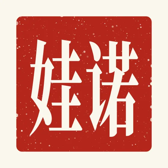 Nova in Chinese — 诺娃 carved as a Chinese name seal (chop)